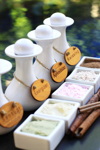 Spa options at Lagoon Spa Seminyak