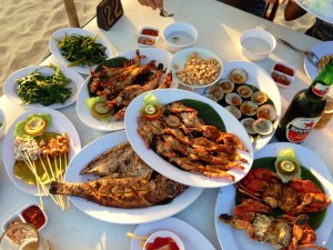 Seafood Menu Jimbaran Bali Beach