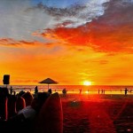 Glorious Sunset Bali Double Six Beach